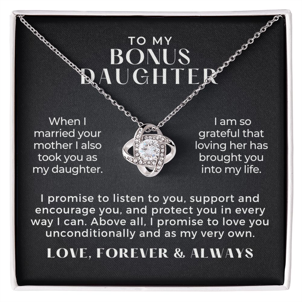 Stepdaughter Gift From Dad | Promise Necklace 0717T8