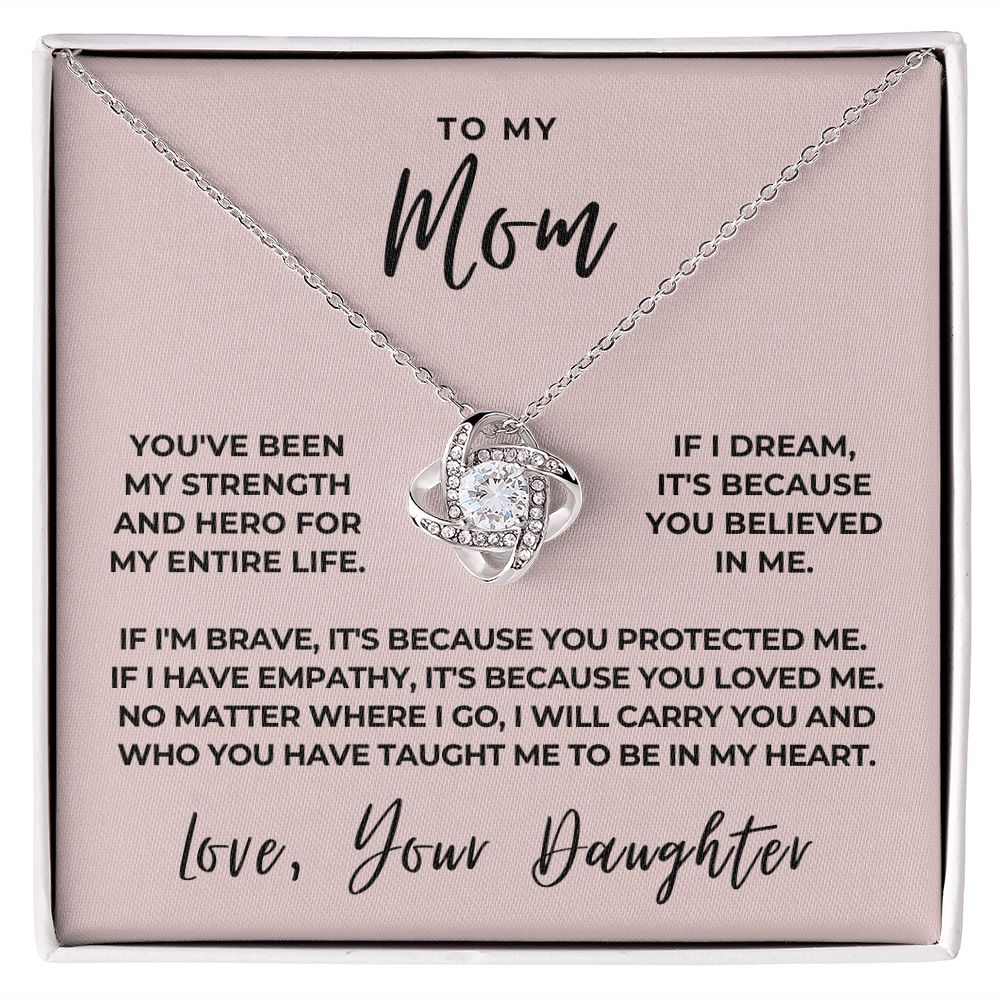 Gift For Mom | Because Of You Necklace 0658T7