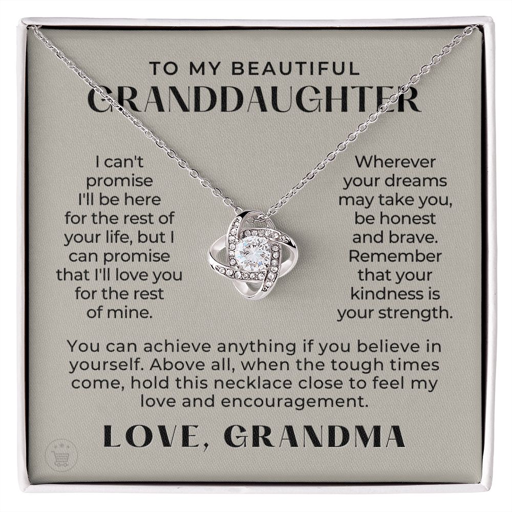 Granddaughter Gift | My Promise Necklace  0546T18