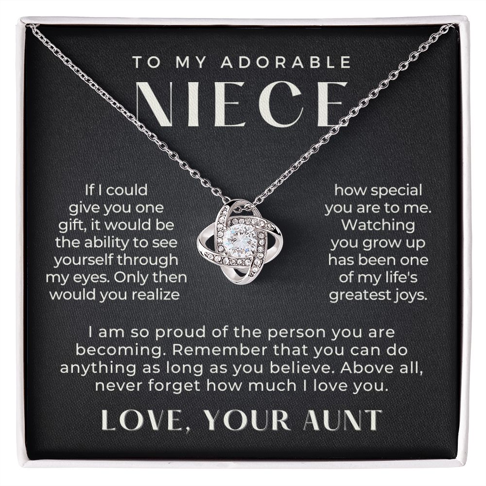 Niece Gift From Aunt | My Love Necklace 0581T22