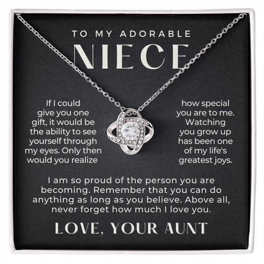 Niece Gift From Aunt | My Love Necklace 0581T22