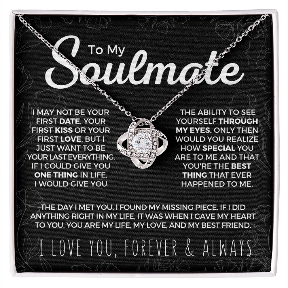 Soulmate Gift | My Life, Love & Best Friend Necklace 0774T1L
