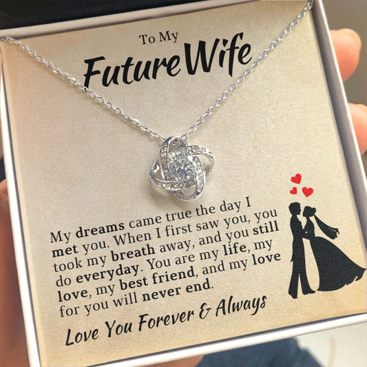 Future Wife, Mrs. Gift | Dreams Came True Necklace 0743T3L