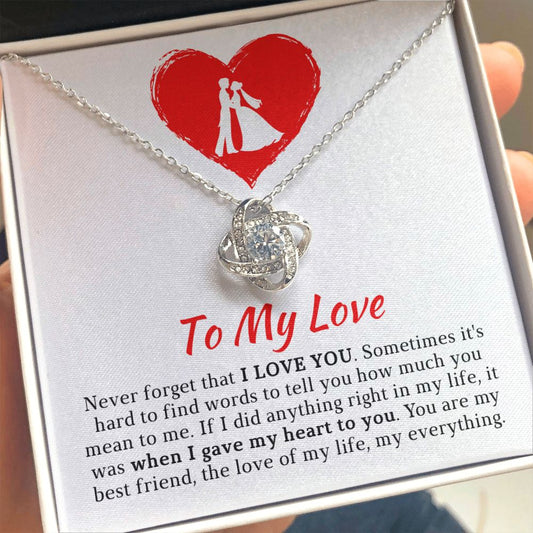 Soulmate Gift | Love Of My Life Necklace 0772T2L