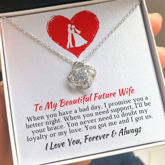 Future Wife, Mrs. Gift | I Love You Necklace 0733T2L