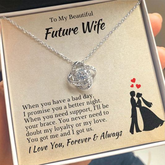 Future Wife, Mrs. Gift | I Love You Necklace 0733T3L