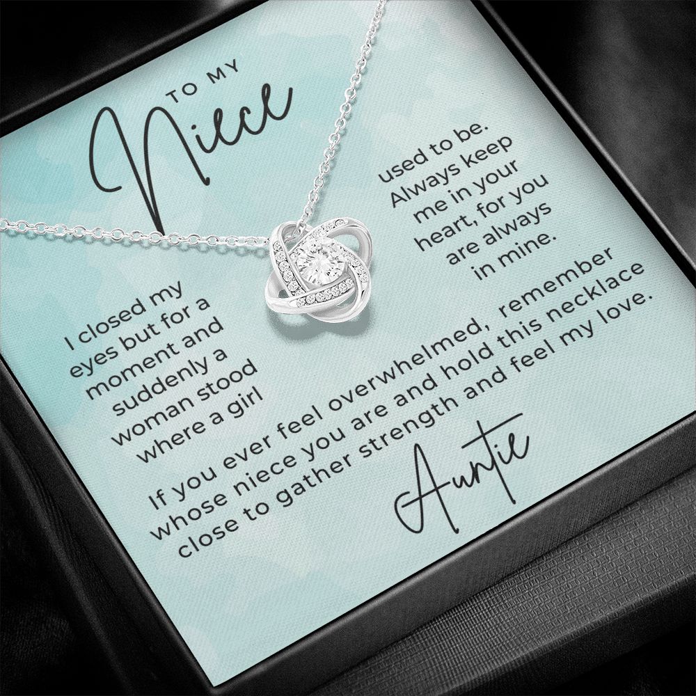 Niece Gift From Aunt | In My Heart Necklace 0631T23