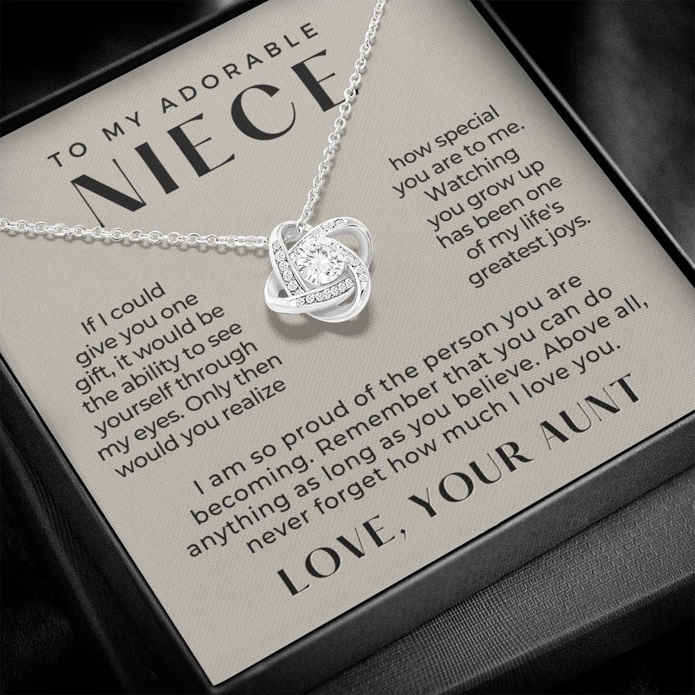 Niece Gift From Aunt | My Love Necklace 0581T21