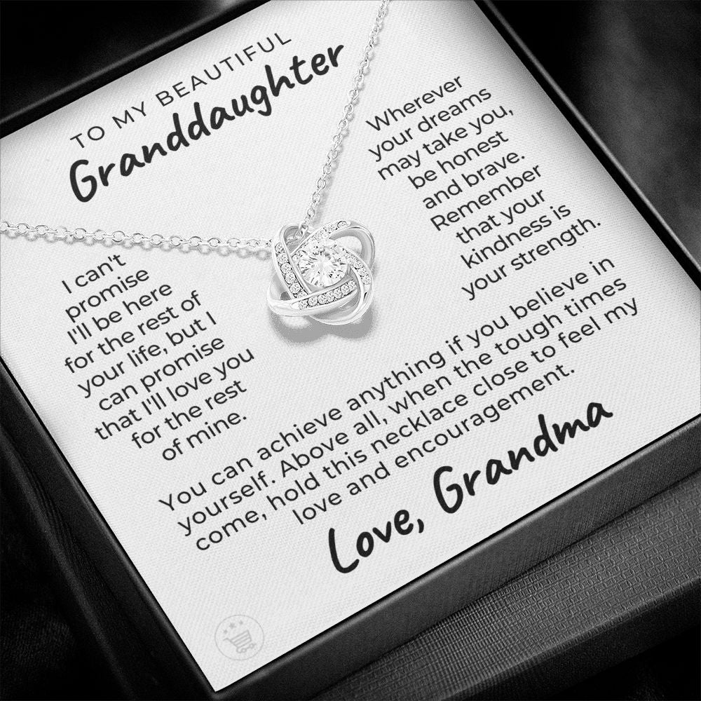 Granddaughter Gift | My Promise Necklace  0716T1