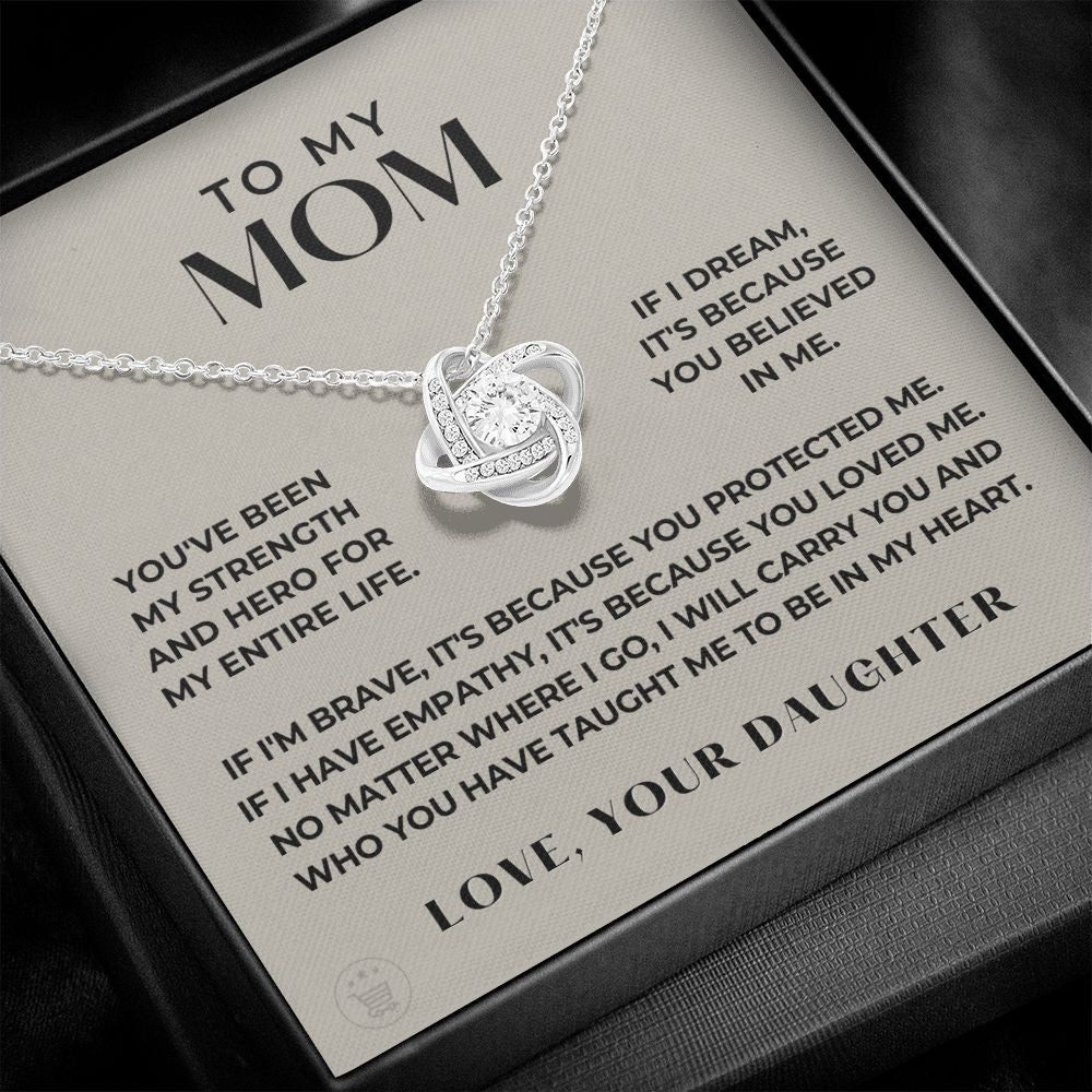 Gift For Mom | Because Of You Necklace 0658T3