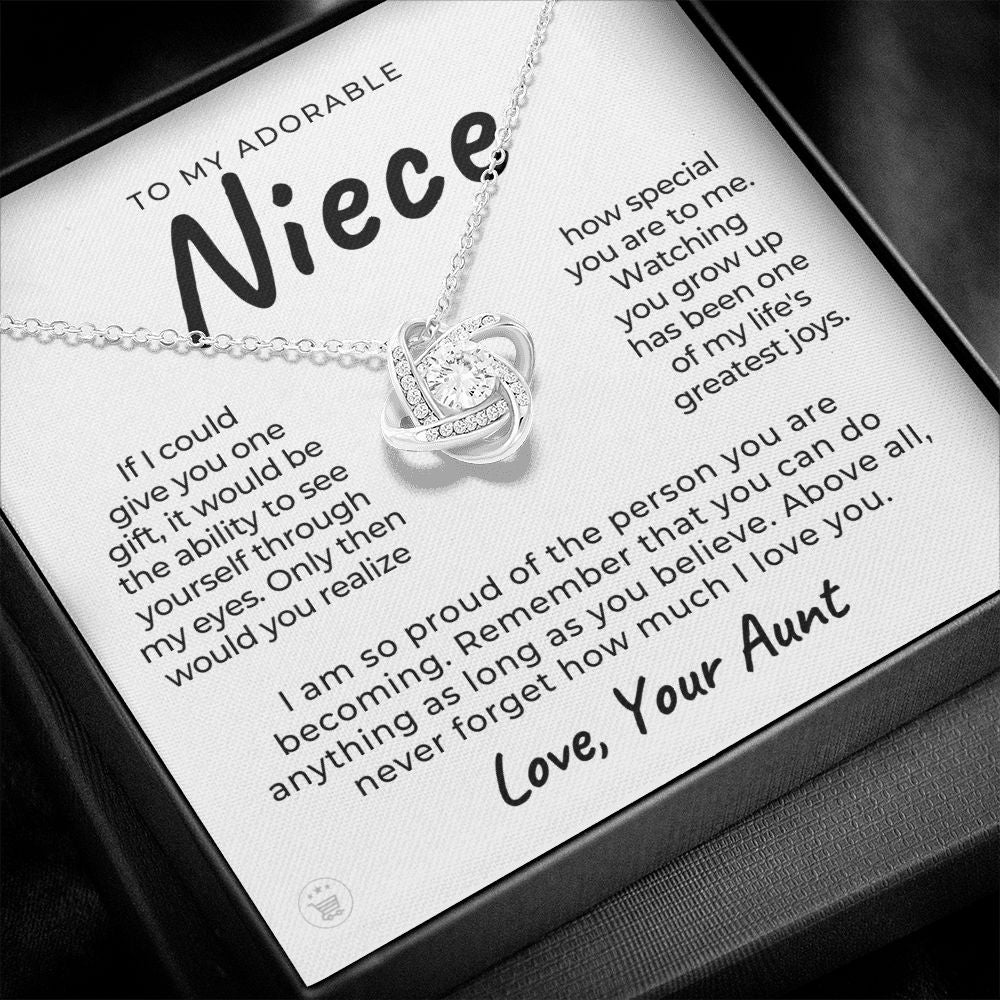 Niece Gift From Aunt | My Love Necklace 0581T18