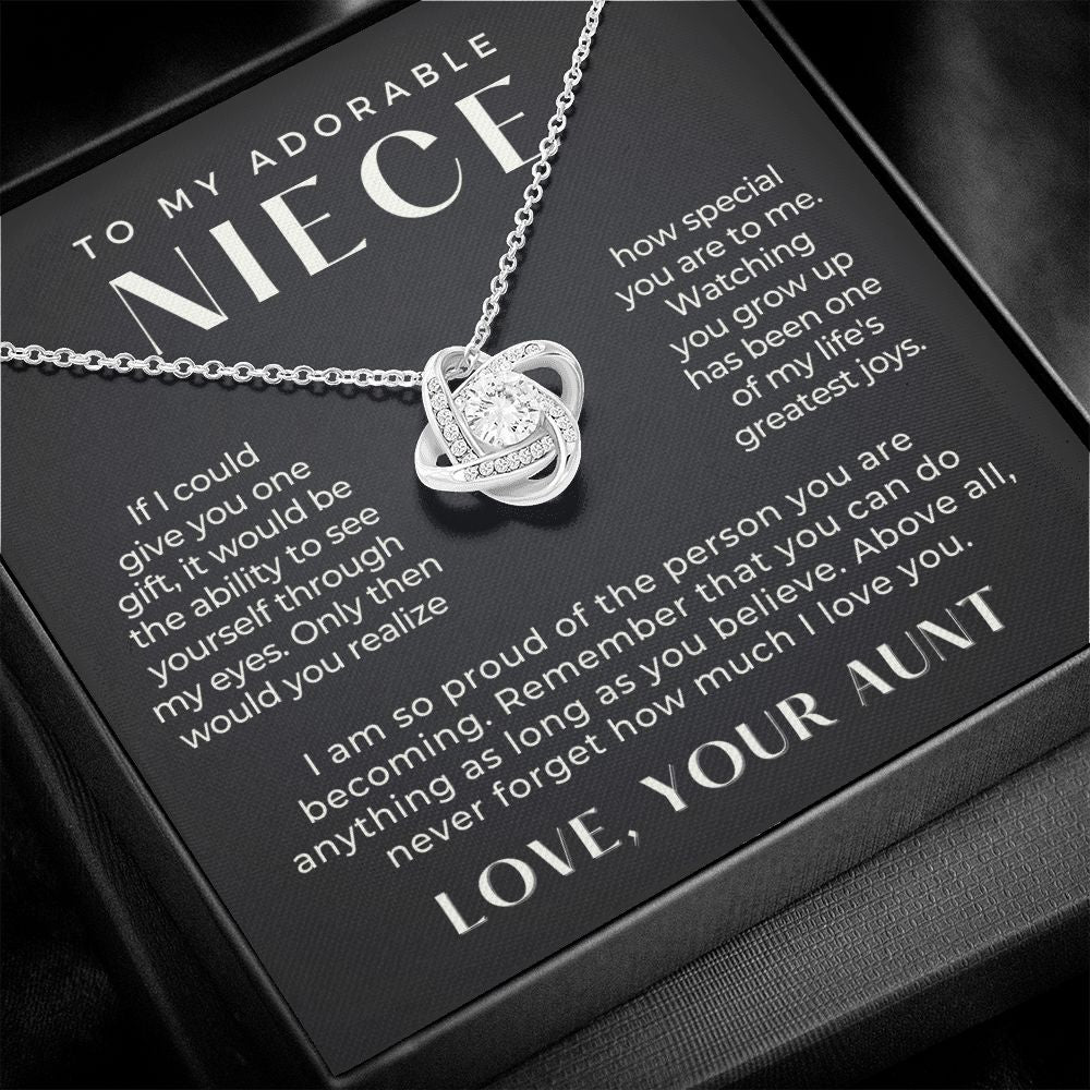 Niece Gift From Aunt | My Love Necklace 0581T22