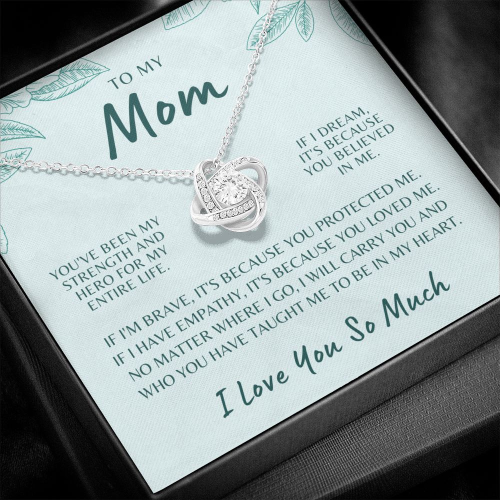 Gift For Mom | Because Of You Necklace 0657T10