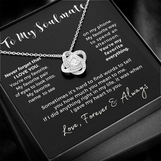 Soulmate Gift | My Heart Necklace 0777T1L