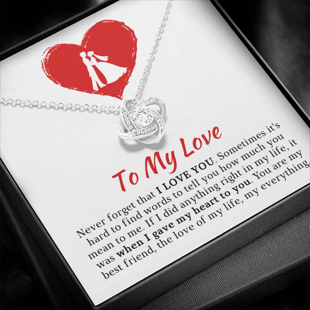 Soulmate Gift | Love Of My Life Necklace 0772T2L