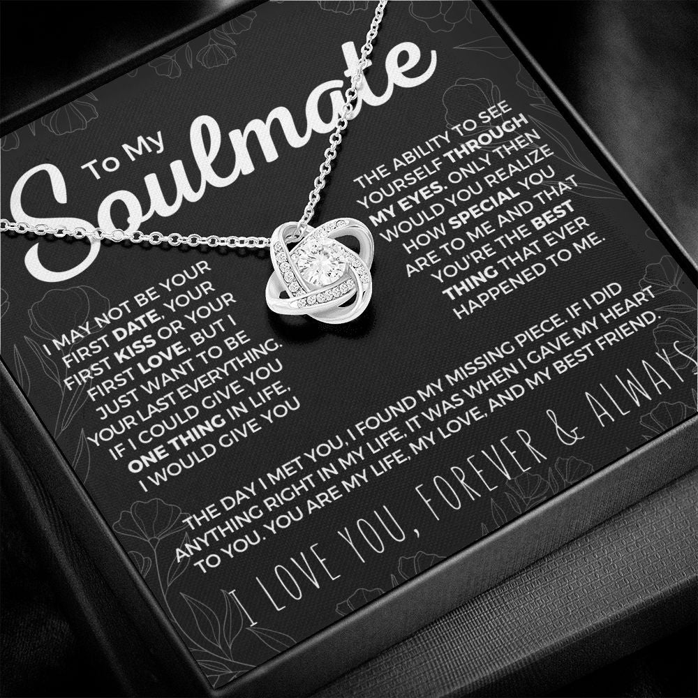Soulmate Gift | My Life, Love & Best Friend Necklace 0774T1L