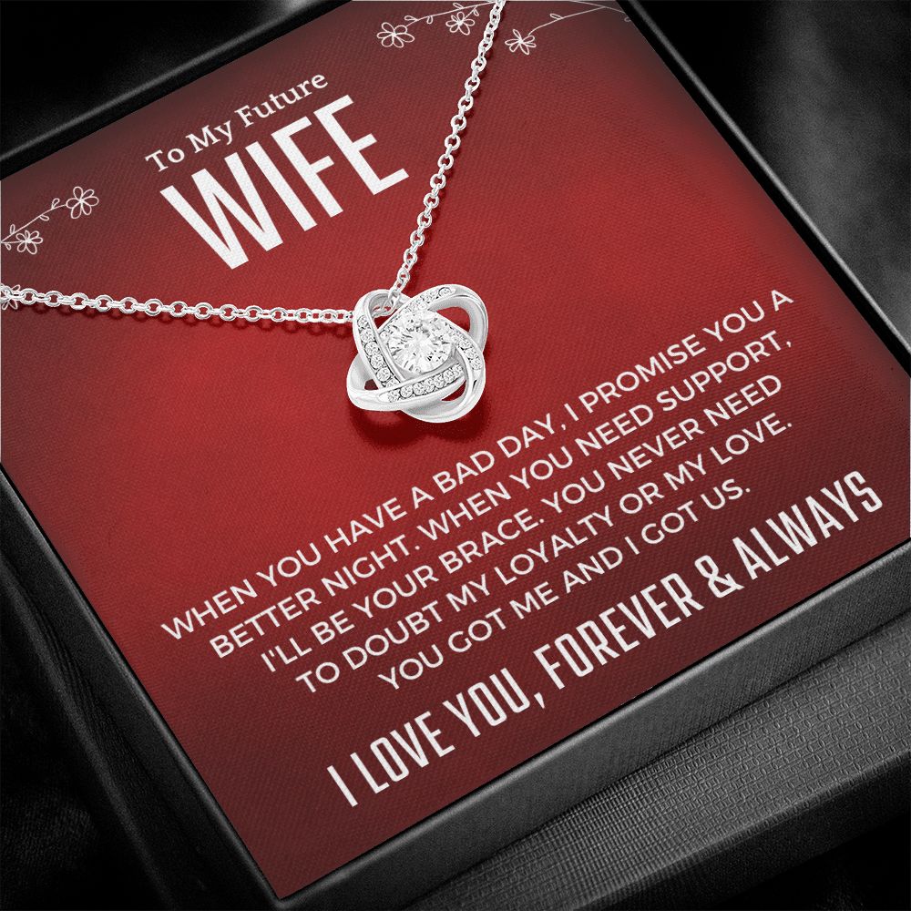 Future Wife, Mrs. Gift | I Love You Necklace 0733T4L