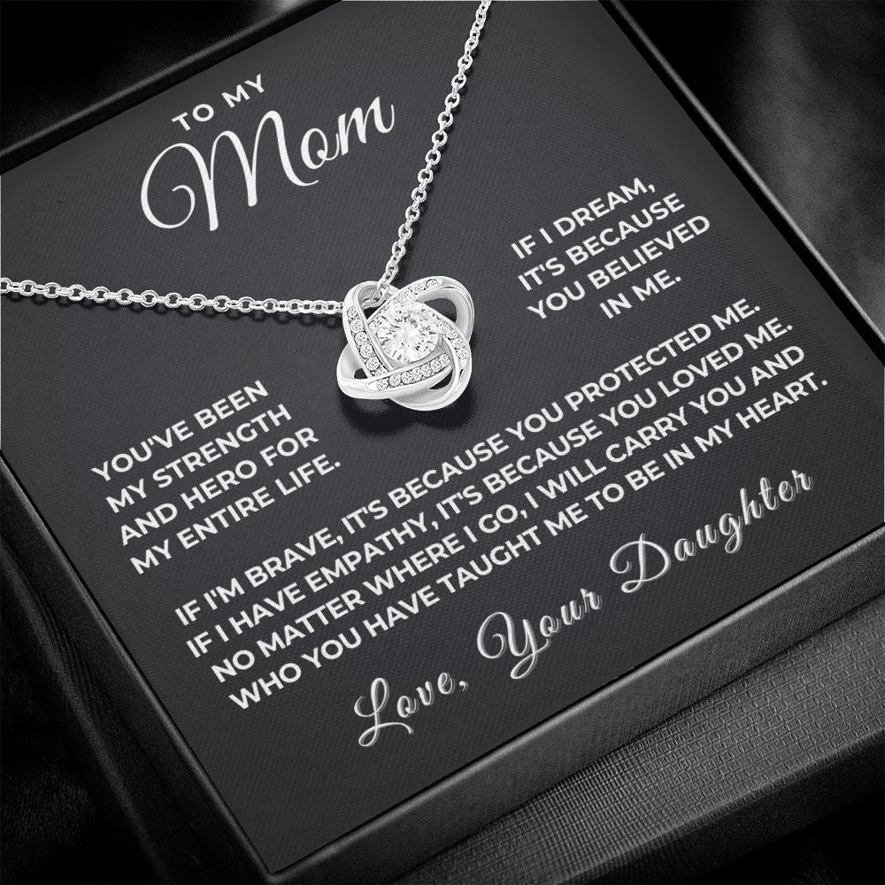 Gift For Mom | Because Of You Necklace 0658T4