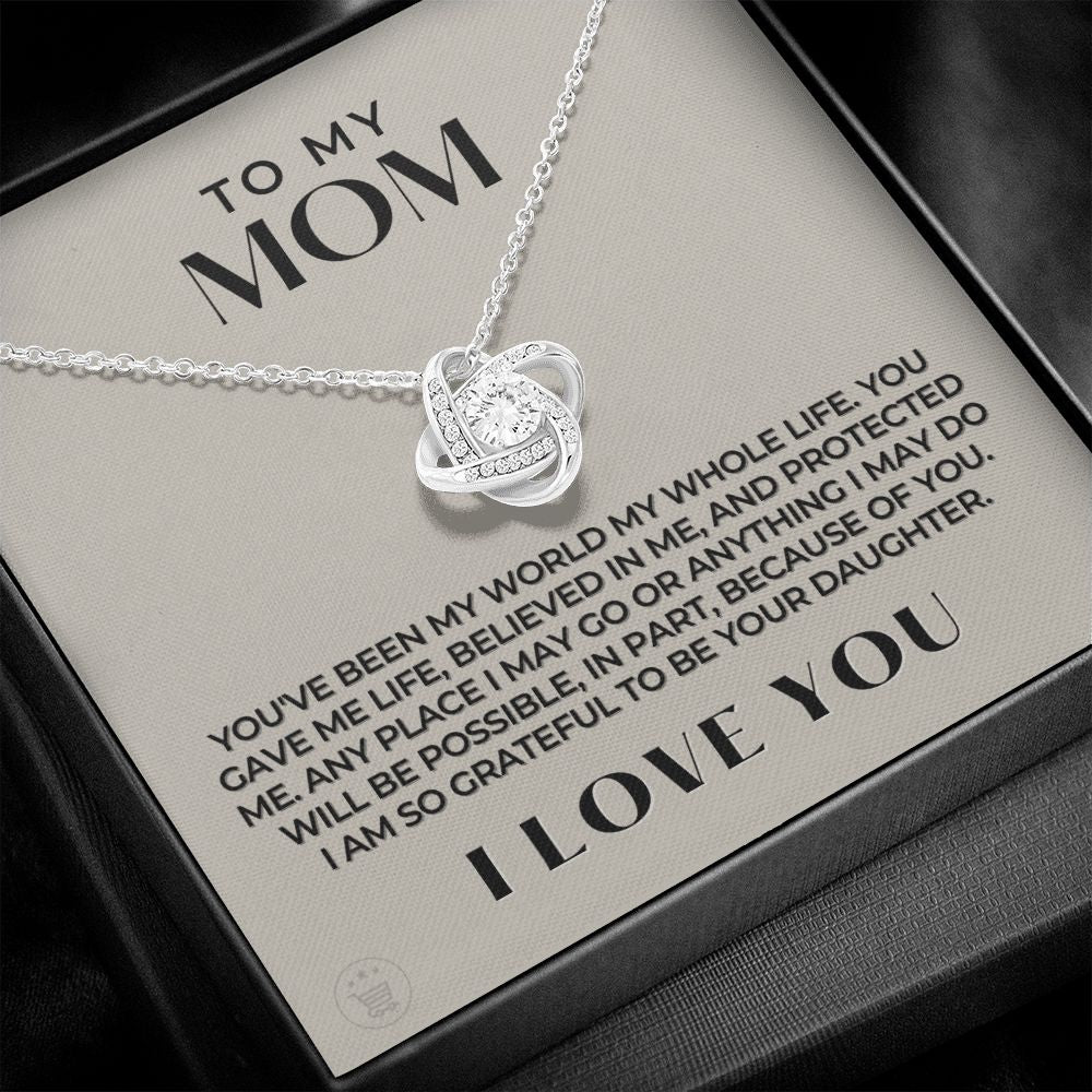 Gift For Mom | My World Necklace 0659T3