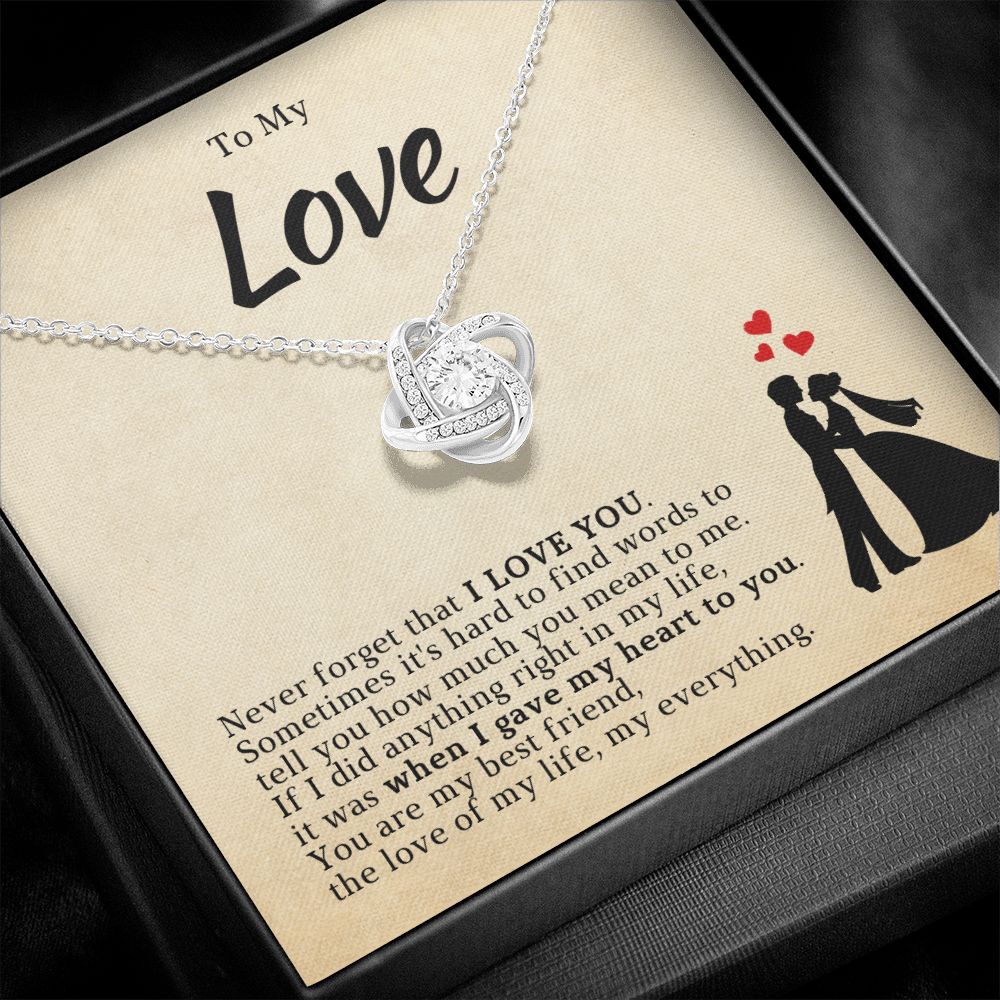 Soulmate Gift | Love Of My Life Necklace 0772T3L