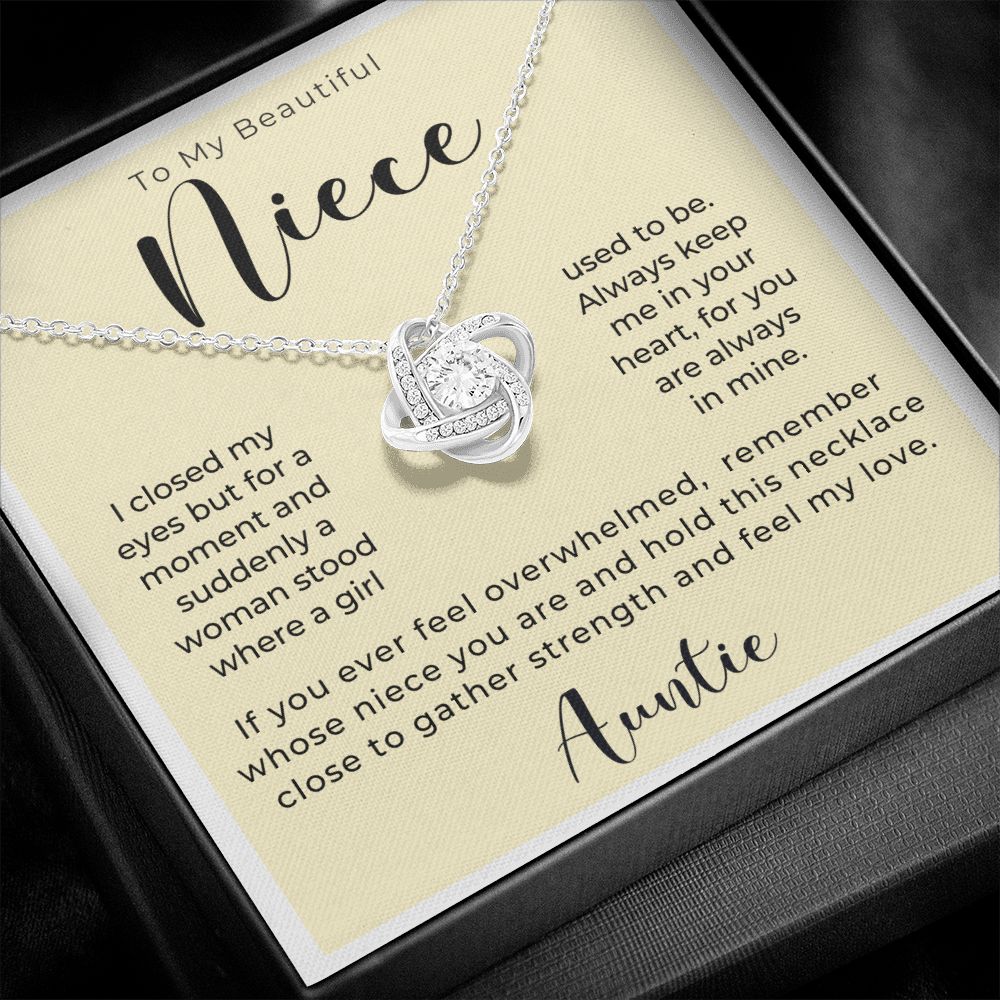 Niece Gift From Aunt | In My Heart Necklace 0631T19