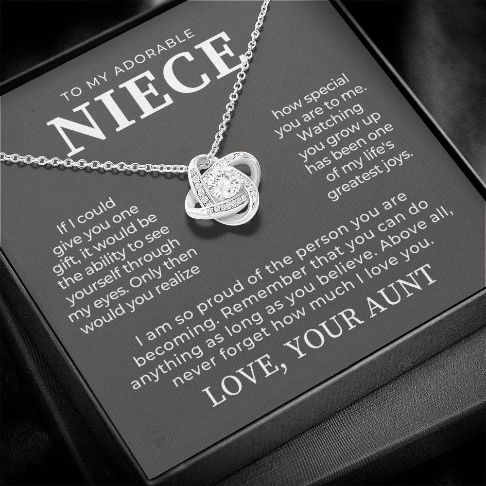 Niece Gift From Aunt | My Love Necklace 0581T20