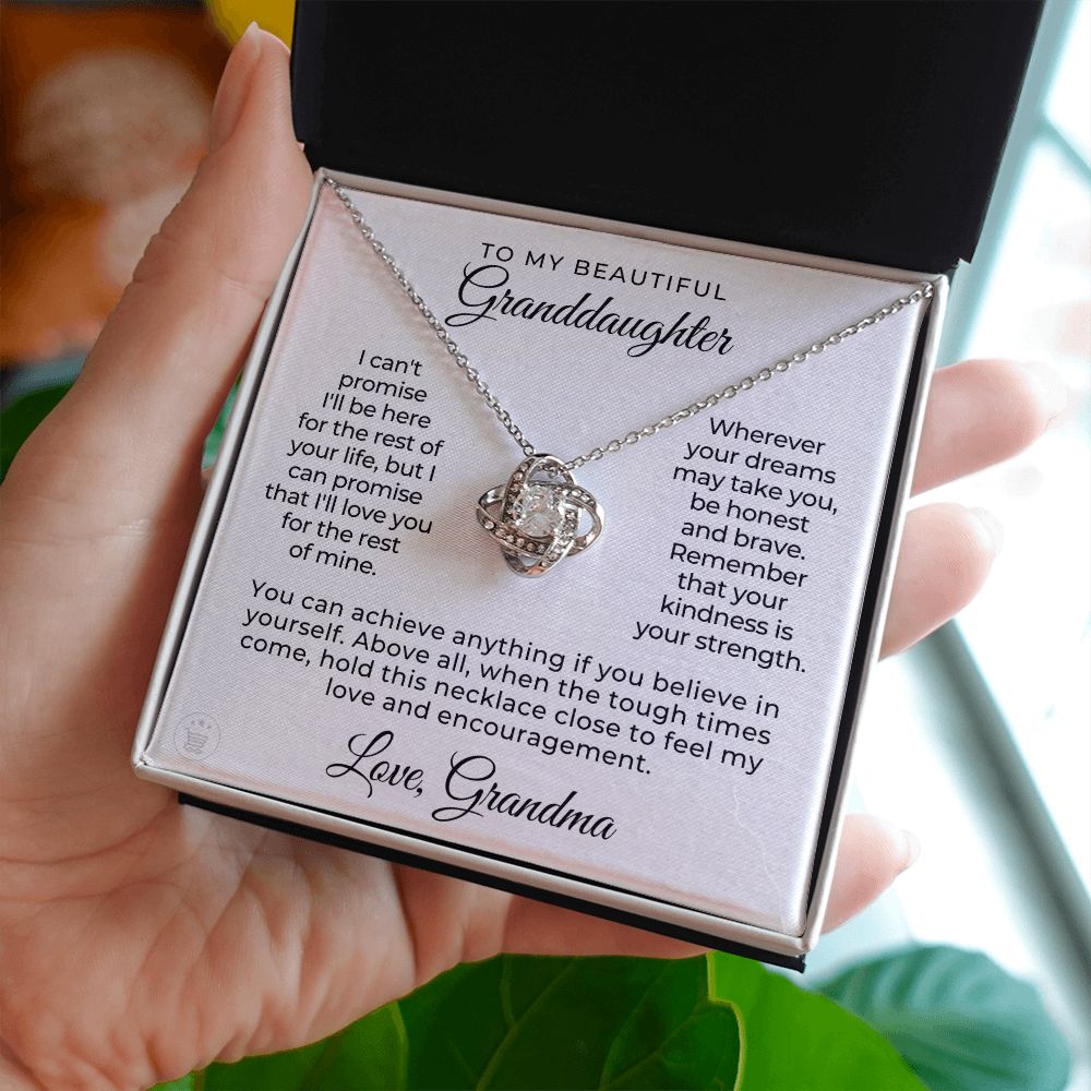 Granddaughter Gift | My Promise Necklace  0716T2