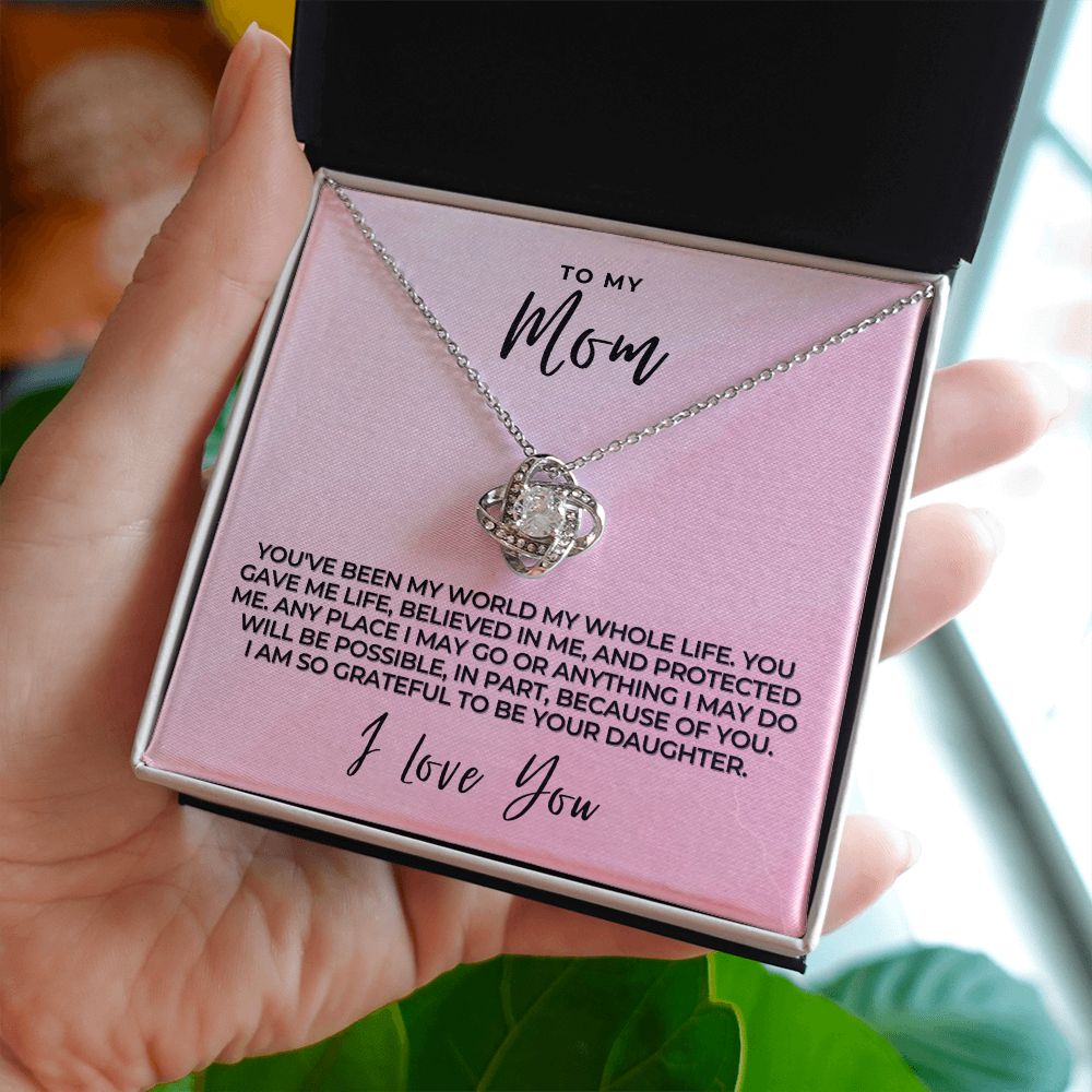 Gift For Mom | My World Necklace 0659T8