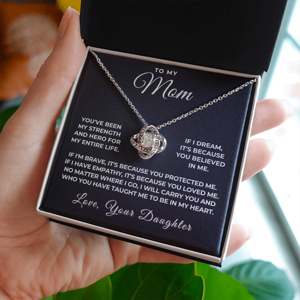 Gift For Mom | Because Of You Necklace 0658T4