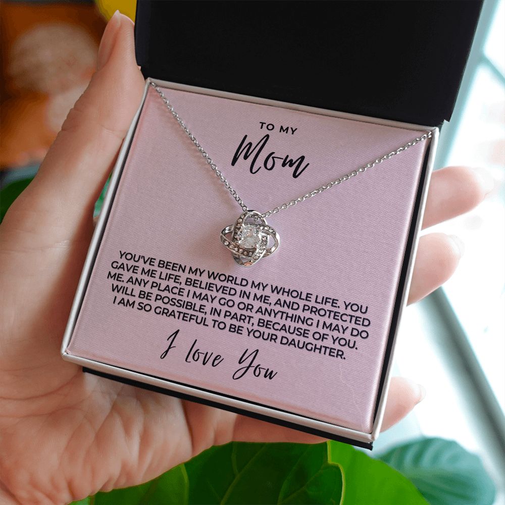 Gift For Mom | My World Necklace 0659T7