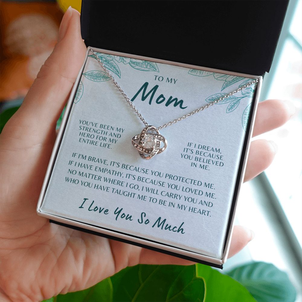 Gift For Mom | Because Of You Necklace 0657T10