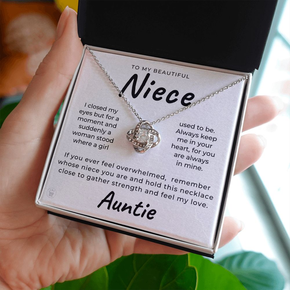 Niece Gift From Aunt | In My Heart Necklace 0631T18