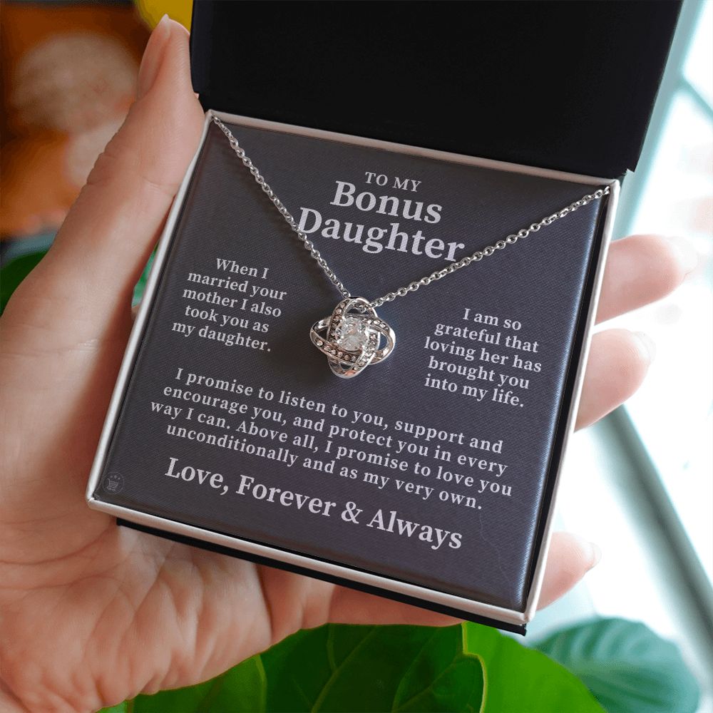 Stepdaughter Gift From Dad | Promise Necklace 0717T6