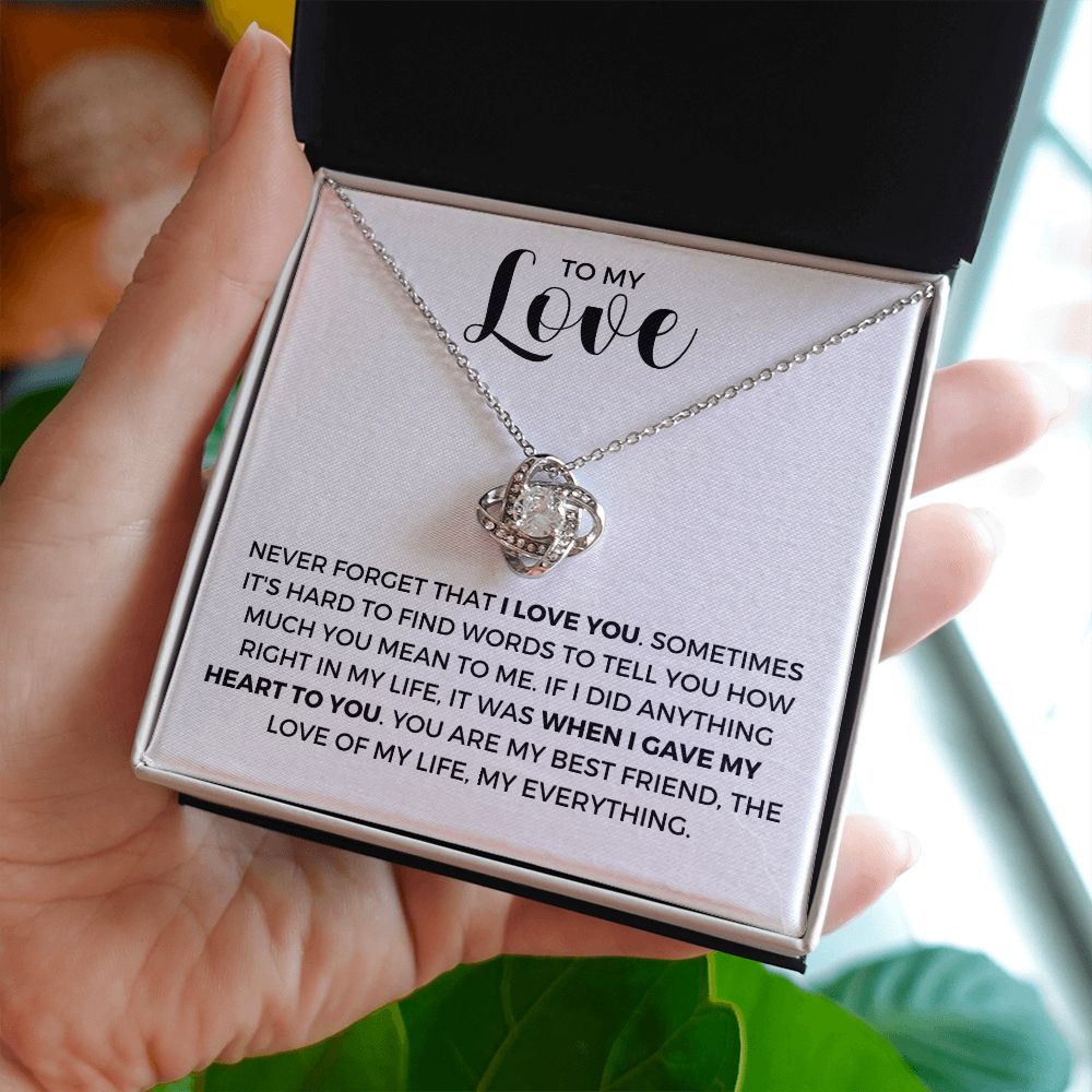Soulmate Gift | Love Of My Life Necklace 0772T1L