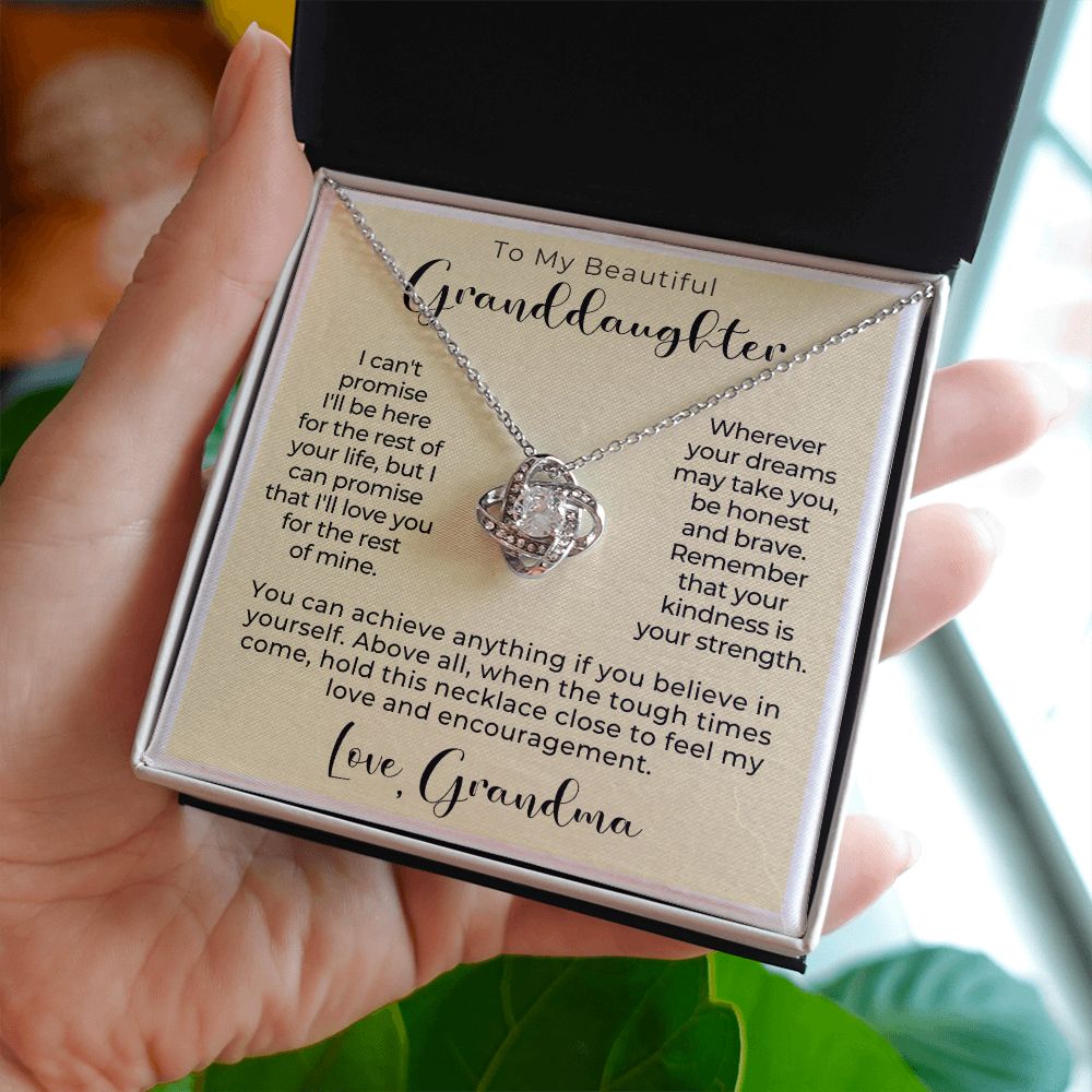 Granddaughter Gift | My Promise Necklace  0546T16