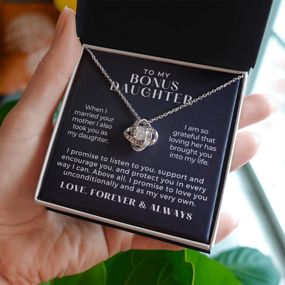 Stepdaughter Gift From Dad | Promise Necklace 0717T8