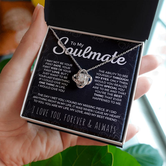 Soulmate Gift | My Life, Love & Best Friend Necklace 0774T1L
