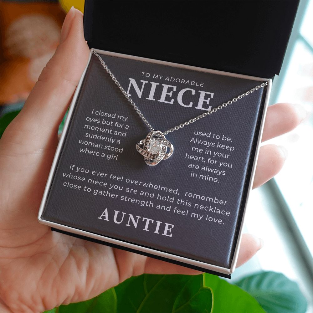 Niece Gift From Aunt | In My Heart Necklace 0631T20