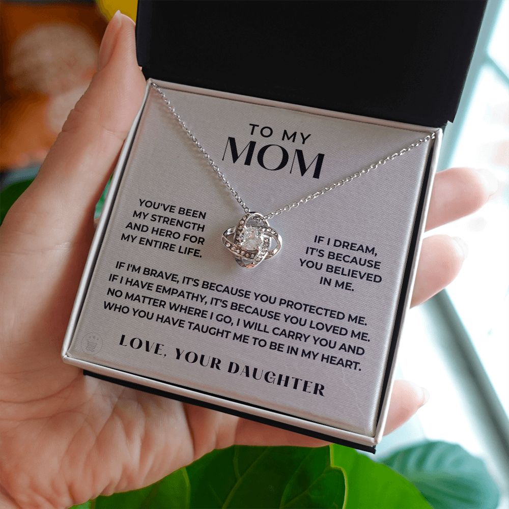 Gift For Mom | Because Of You Necklace 0658T3