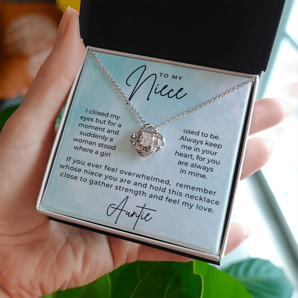 Niece Gift From Aunt | In My Heart Necklace 0631T23