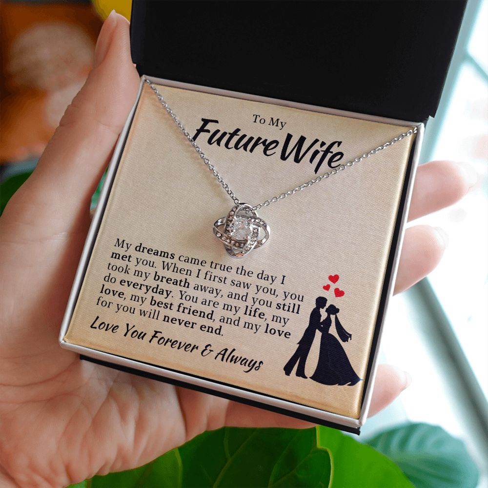Future Wife, Mrs. Gift | Dreams Came True Necklace 0743T3L