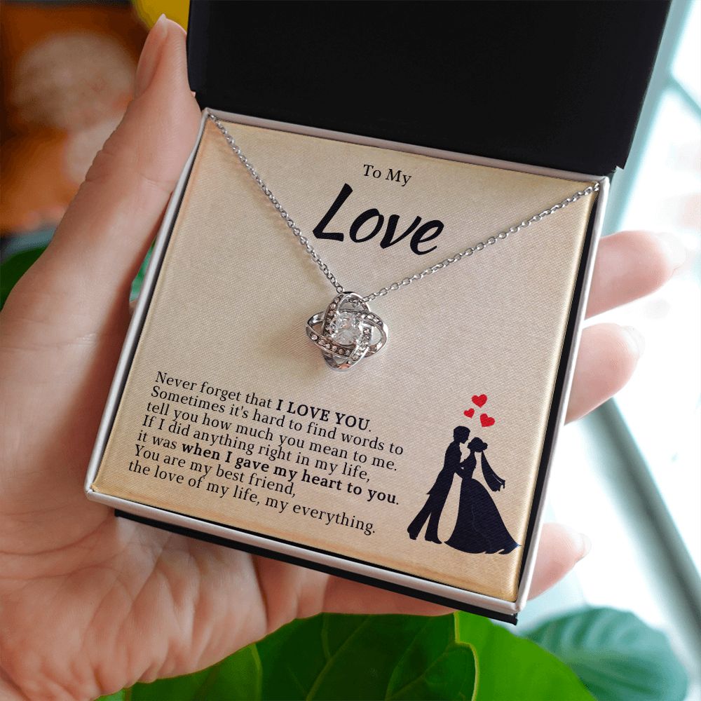 Soulmate Gift | Love Of My Life Necklace 0772T3L