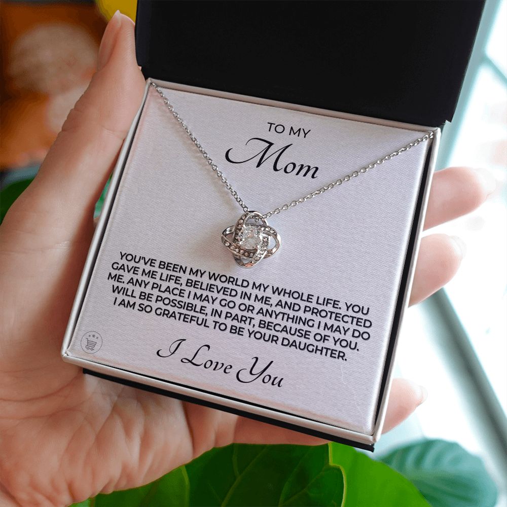 Gift For Mom | My World Necklace 0659T1