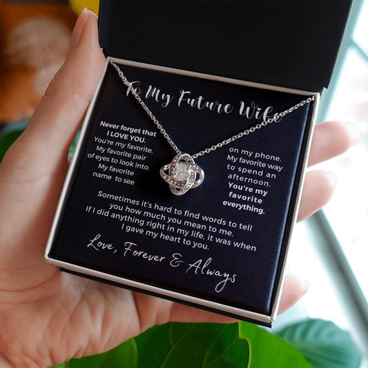 Future Wife, Mrs. Gift | My Heart Necklace 0778T1L