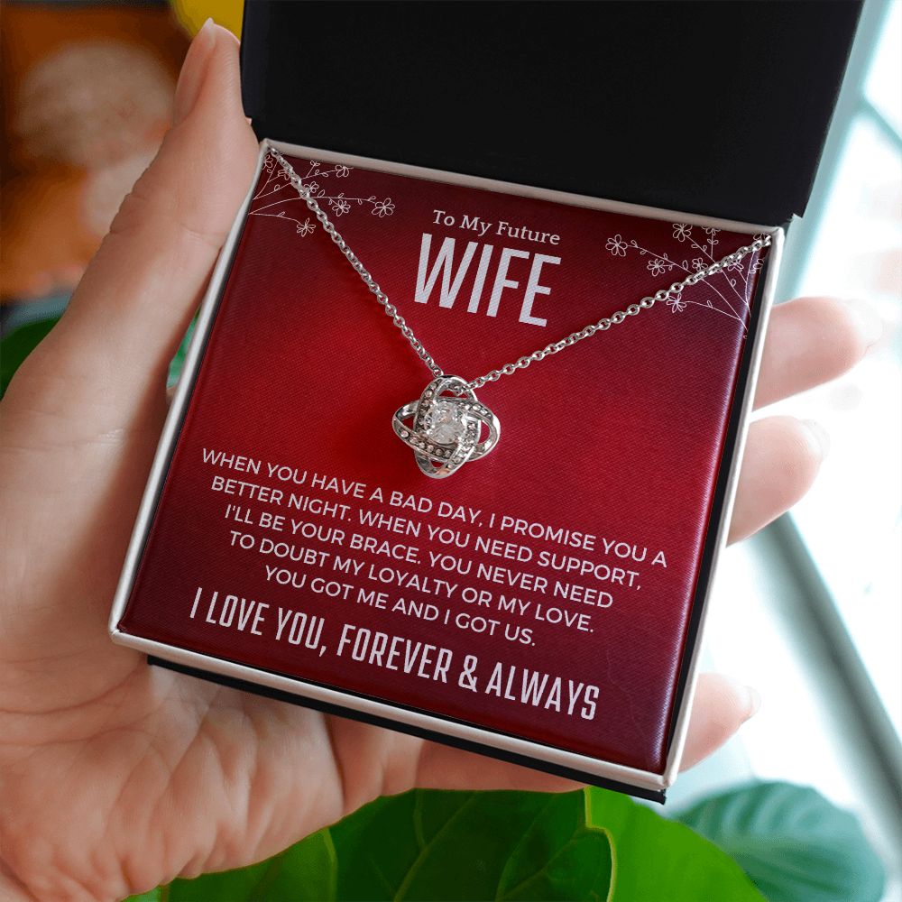 Future Wife, Mrs. Gift | I Love You Necklace 0733T4L