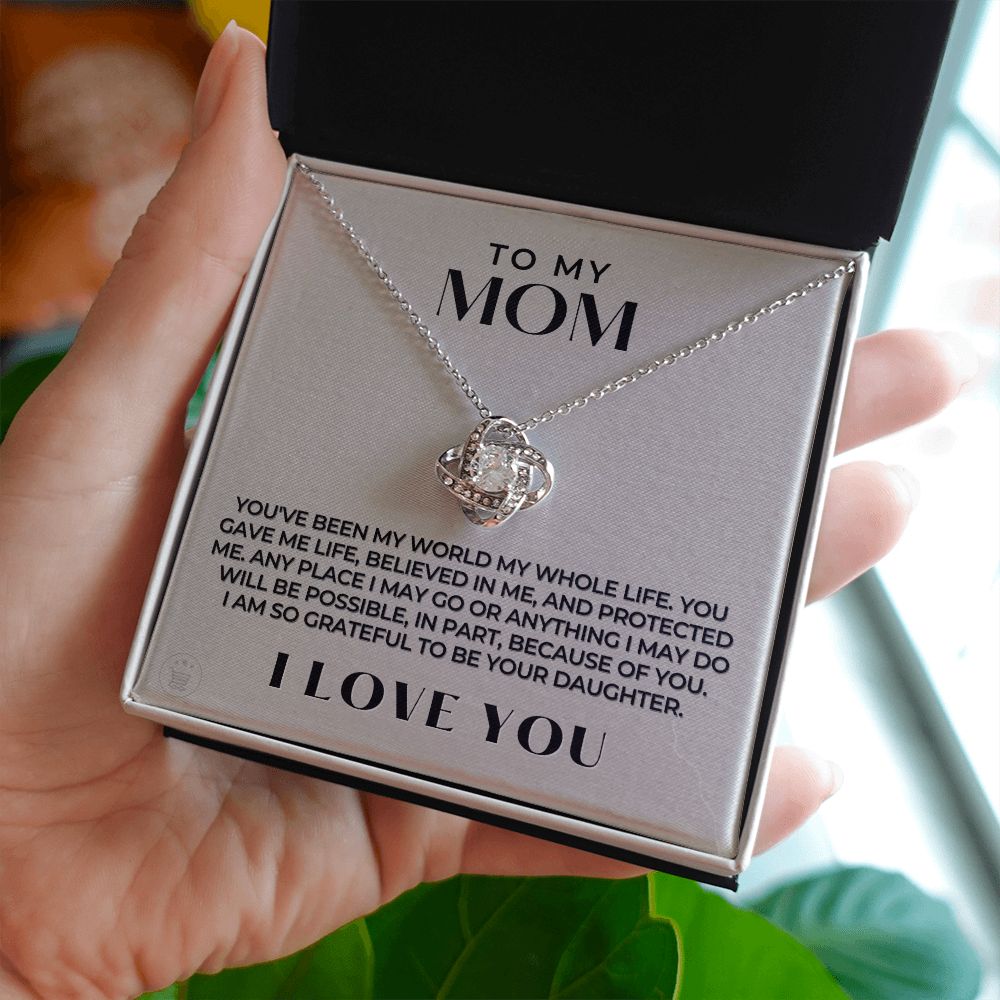 Gift For Mom | My World Necklace 0659T3