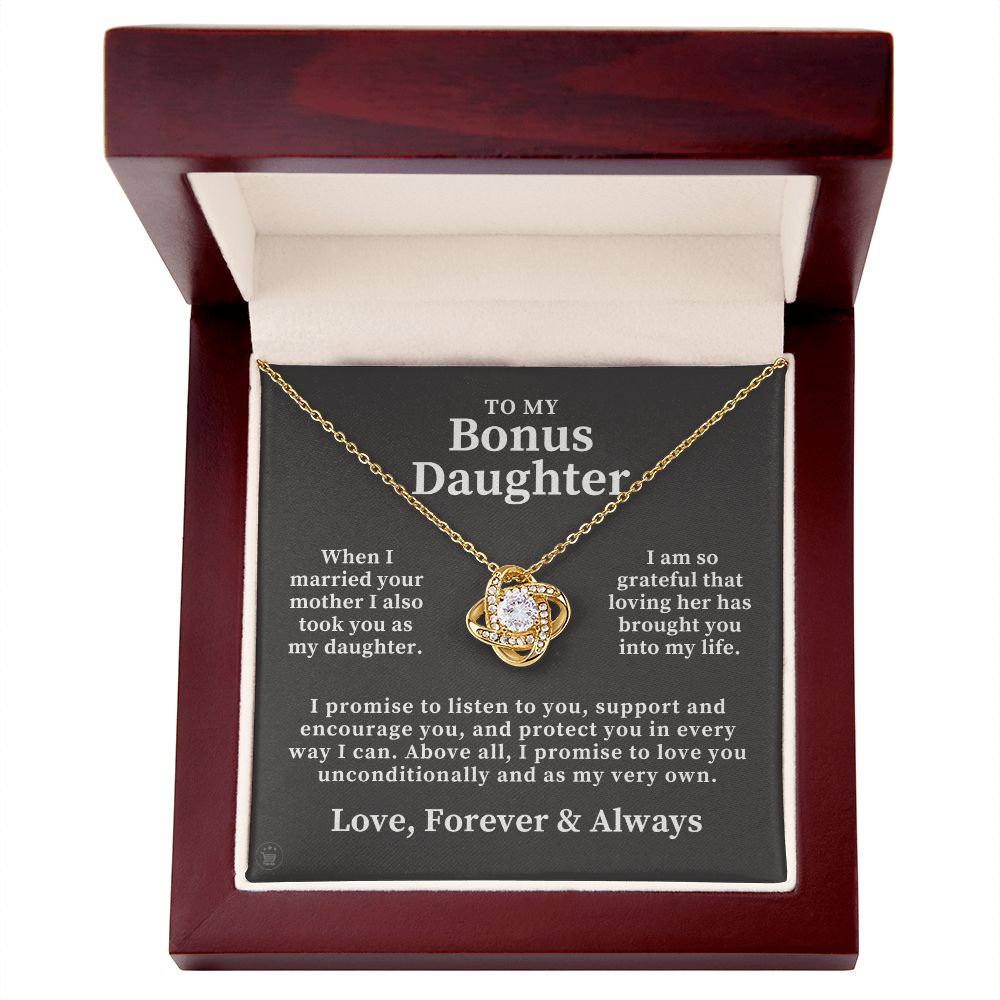 Stepdaughter Gift From Dad | Promise Necklace 0717T6