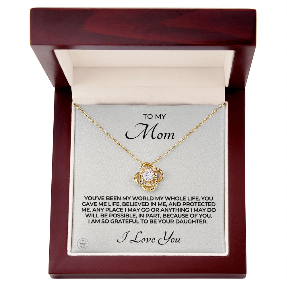 Gift For Mom | My World Necklace 0659T1