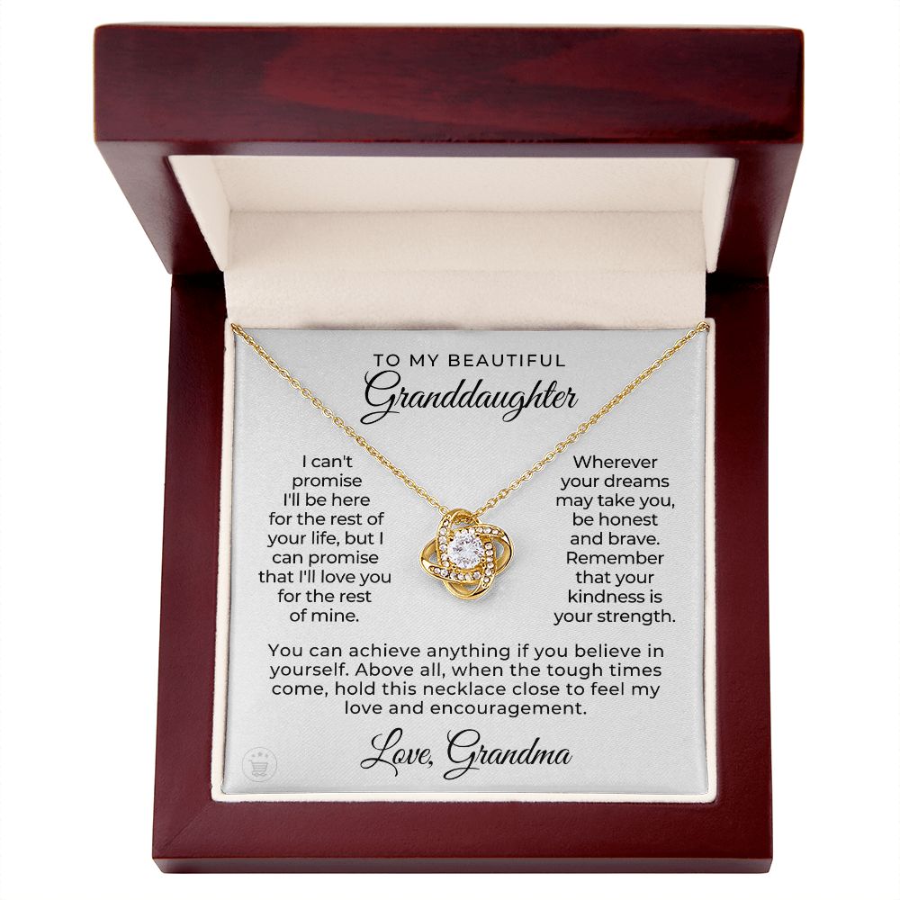 Granddaughter Gift | My Promise Necklace  0716T2