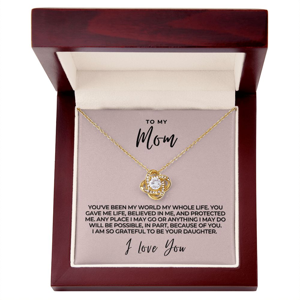 Gift For Mom | My World Necklace 0659T7